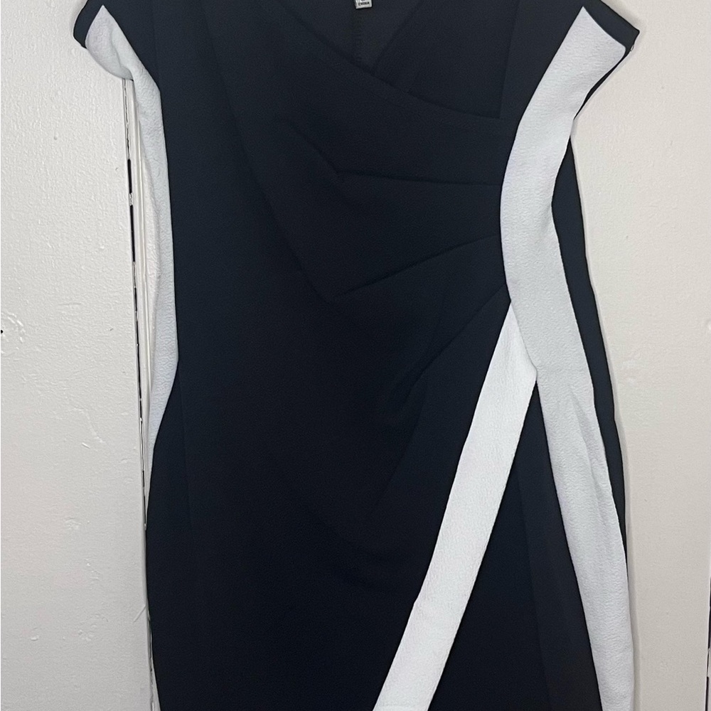 Chic Black and White Dress